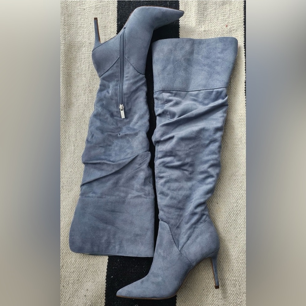 Jessica Simpson Blue Knee-High Boots